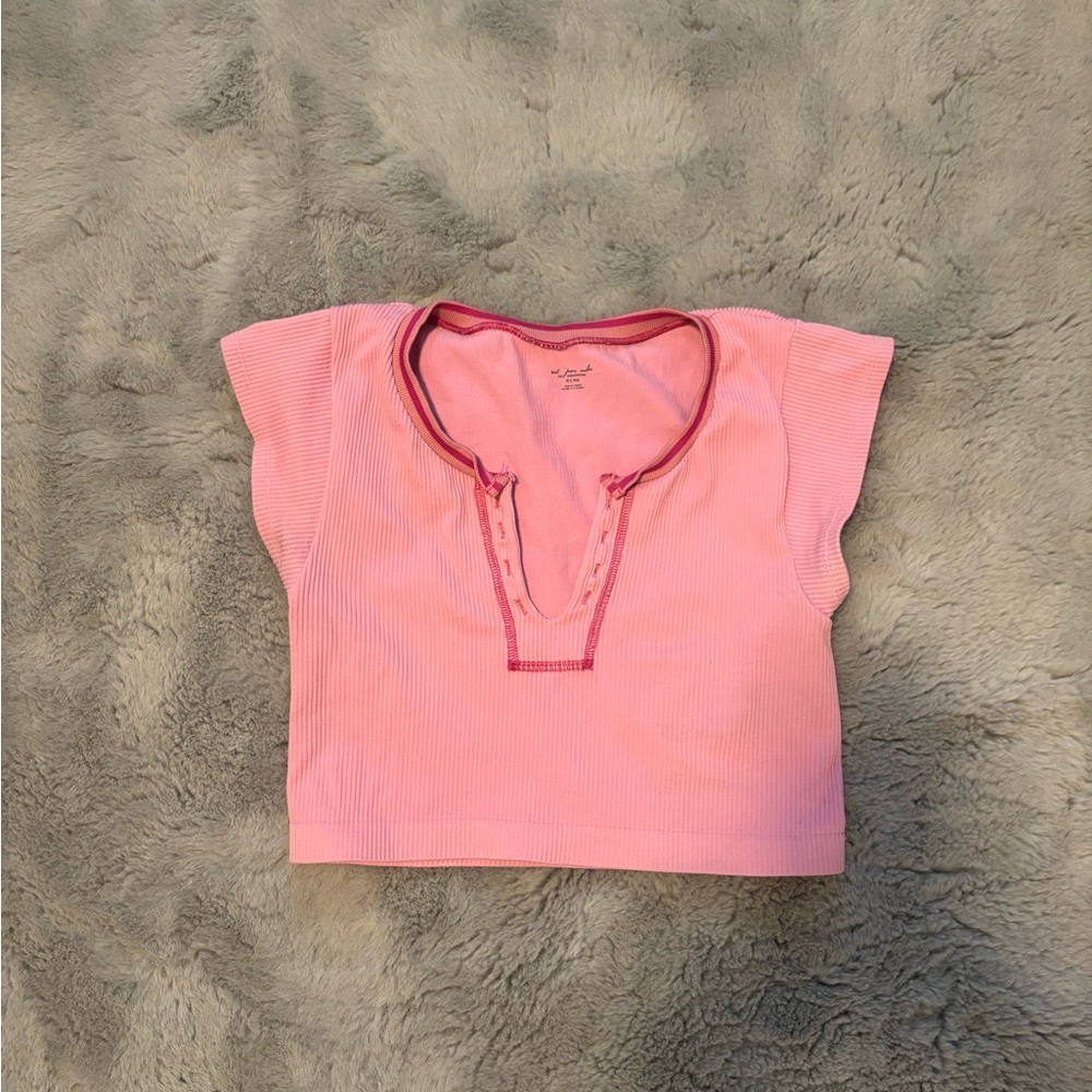 Urban Outfitters Pink Short Sleeve Tee